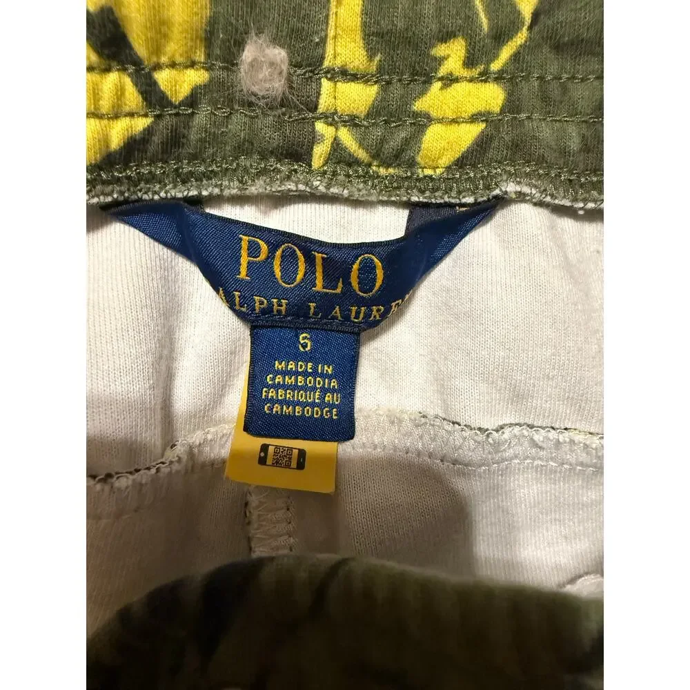 Polo Ralph Lauren Boys Camo Double Knit Jogger Pants‎ Size 6